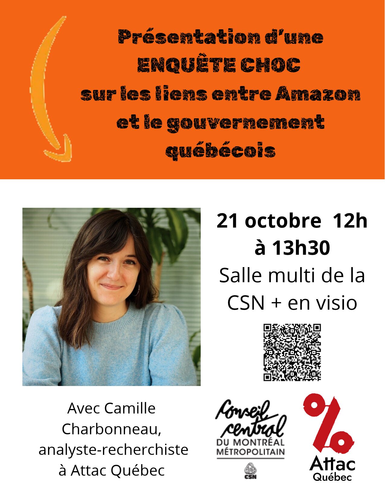 Présentation d’une enquête choc sur les liens entre Amazon et le gouvernement québécois
