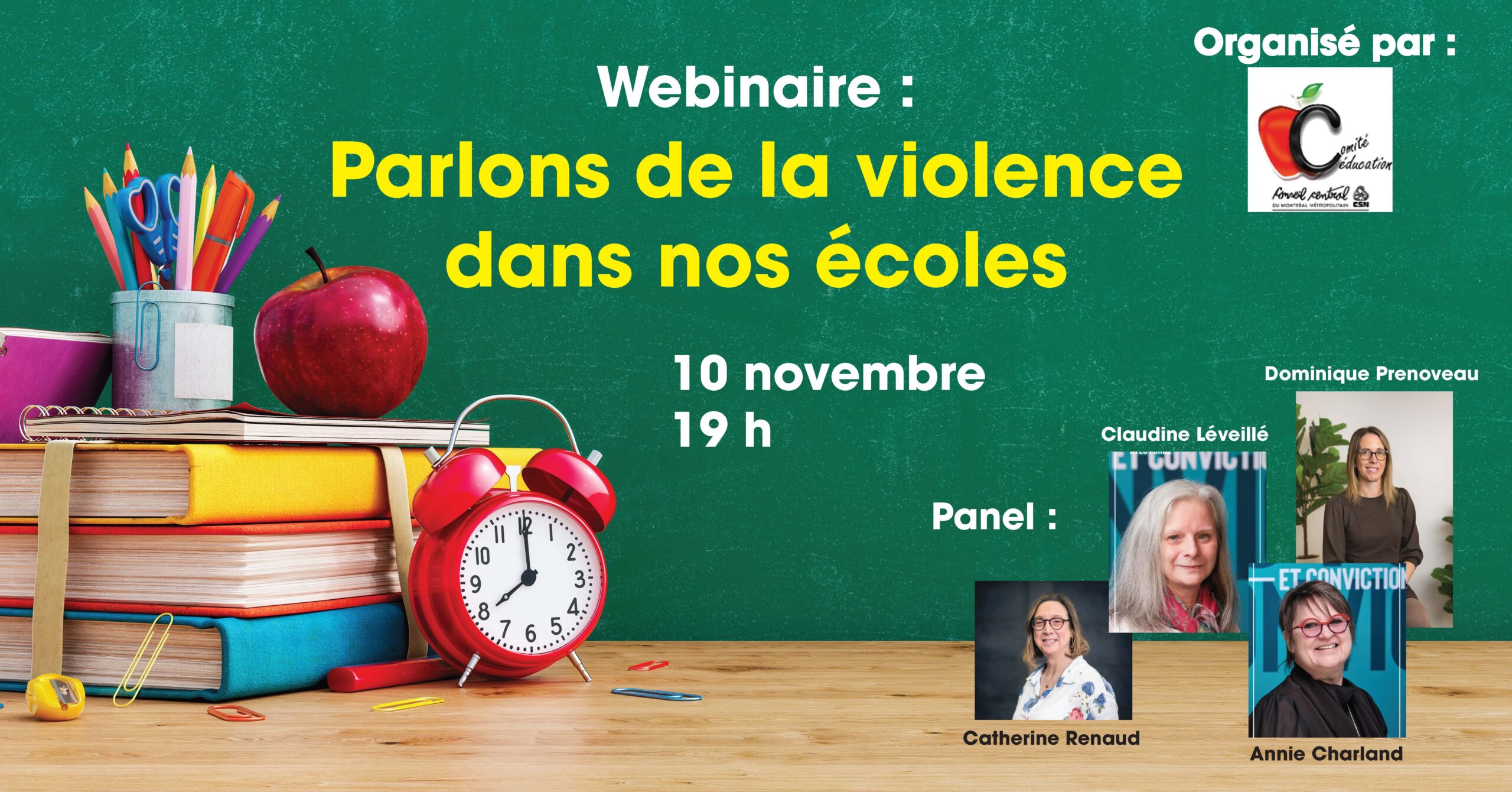 Webinaire : Parlons de la violence dans nos écoles